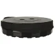 Folding Telescopic Camping Stool Black 200kg