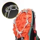 MOUNTAIN GOAT Kids Crampons Ice Cleats for Children L (32-36), Red