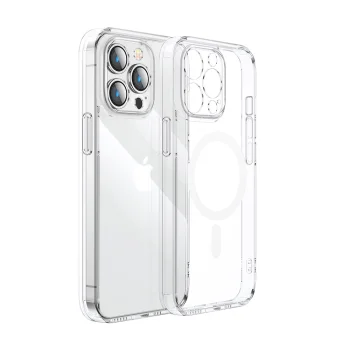 Joyroom 14D Magnetic Case for iPhone 14 Plus Compatible with MagSafe JR-14D7, Transparent