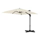 Plonos 488301 Folding Garden Parasol with Cover, 420 cm, Sand