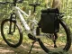 Waterproof Bicycle Pannier Bag for Rear Rack 20L Bike Trunk Bag, Black