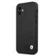BMW iPhone 12 mini Case Leather Deboss, Black