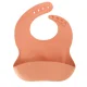 Silicone Tableware Set for Kids, 4 Pieces, Bear, Orange