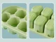 Ice Cube Tray with Lid and Silicone Base, 12 Cubes