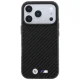 BMW M Carbon Metal Logo MagSafe Case for iPhone 18 Pro Max - Black