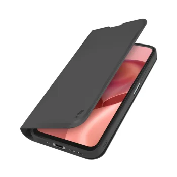 SBS Wallet Smooth Case for Motorola Moto G06, Black