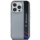BMW Motosport IML Vertical Stripe Case for iPhone 16 Pro Max - grey