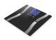 Analytical Glass Bathroom Scale 180kg with LCD, Black