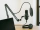 USB Condenser Microphone Kit with Boom Arm Stand and Pop Filter for Streaming, Black