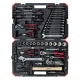GEDORE red Socket and Tool Set 1/4\" + 1/2\", 100-Piece