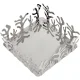 Alessi Mediterraneo ESI18 Napkin Holder, 20.5 x 20.5 cm, Silver