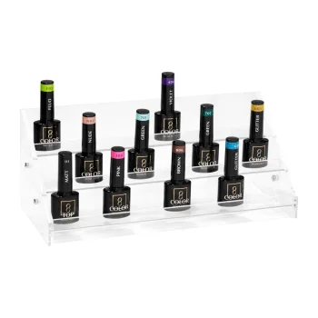 Transparent Nail Polish Display Stand Organizer C40
