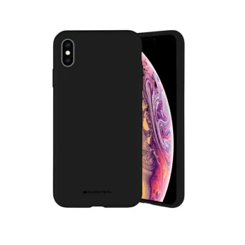 Mercury Silicone Case for Apple iPhone 15 Pro 6.1", Black