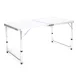 Folding Camping Set: Table and 4 Stools, Aluminum, 120x60 cm