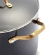 GreenPan Padova Reserve 6-Piece Pot & Pan Set, Black/Gold