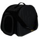 Foldable Soft-Sided Pet Carrier for Small Dogs and Cats, Black