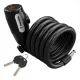 Bicycle Cable Lock 150cm 12mm Trizand, Matte Black