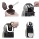 Ruhhy Reusable Coffee Capsules, 6 pcs, Brown