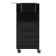 Gabbiano 68A Hairdressing Trolley, Black