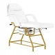 Activeshop 557G Cosmetic Chair with Trays, Gold and White