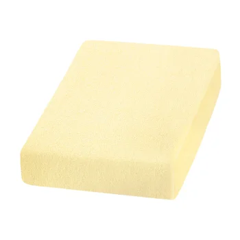 Yellow Terry Cloth Fitted Sheet for Massage Table 70x190 cm