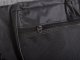Large bike pannier bag for rear rack with two compartments, black