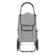 Stair Climbing Shopping Cart 33L with Tri-Wheel Design ModernHome for Groceries, Grey