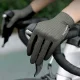 Rockbros Breathable Full Finger Cycling Gloves, Size S, Green