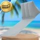 Bakalu Folding Beach Mat with Inflatable Backrest, Grey