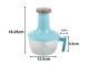 Manual Kitchen Food Chopper and Mixer 2in1, 700 ml, Blue