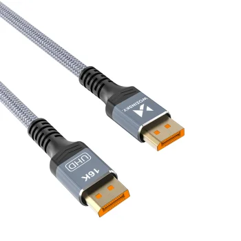 Wozinsky WPS-16AYL2S DisplayPort 2.1 16K@60Hz 80Gb/s Cable 2m - black