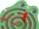Magnetic maze-frog with balls