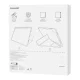 Apple iPad Pro 12.9 (2020 2021 2022) Baseus Minimalist Tablet Cover Case, Pink