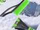 Ice Scraper with Brush 2-in-1 for Car Windshield Snow and Frost Removal