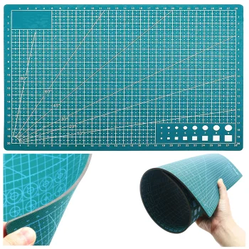 Double-Sided Self-Healing Cutting Mat A4, Blue
