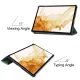 Samsung Galaxy Tab S9+ Plus (SM-X810, SM-X816B) Trifold Stand PU Leather Cover Case, Green