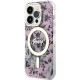 Guess iPhone 14 Pro Case Flower MagSafe, Pink