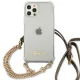 Guess 4G Gold Chain Case for iPhone 12 / 12 Pro Clear