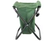 Folding fishing and camping chair with bag, green