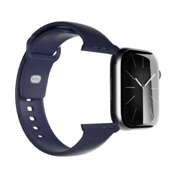 Puro Icon Strap for Apple Watch 44/45/46/49mm, Navy Blue