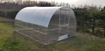 Greenhouse KLASIKA TUBE 3x4m (12m2) with Foundation and 6mm Polycarbonate