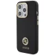 Guess iPhone 15 Pro Max Case Silicone Logo Strass 4G, Black