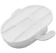 Wall-Mounted Organizer for Toothbrushes and Brushes DA129, White
