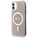 Guess iPhone 11 Case IML 4G Gold Stripe, Pink