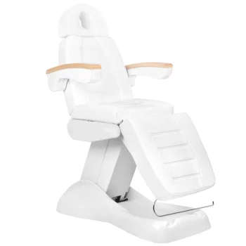 Activeshop Lux Electric Beauty Chair with Heating, 3 Motors, White