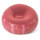 Bestway 75052 inflatable lounge chair pouf, 112x112x66 cm, red