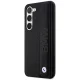 Samsung Galaxy S23 (SM-S911) BMW Leather Textured & Stripe Case Cover (BMHCS23S22RDPK), Black
