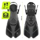 4Fizjo TSUNAMI L/XL (42-47) Adjustable Swimming Fins, Grey