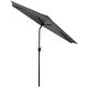 Plonos Foldable Garden Umbrella, 300 cm, Black