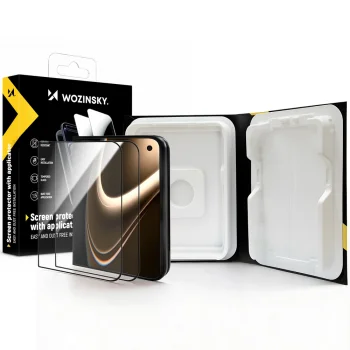 Wozinsky EasyFit Clear Glass Tempered Glass for iPhone Duo, 2 pcs.